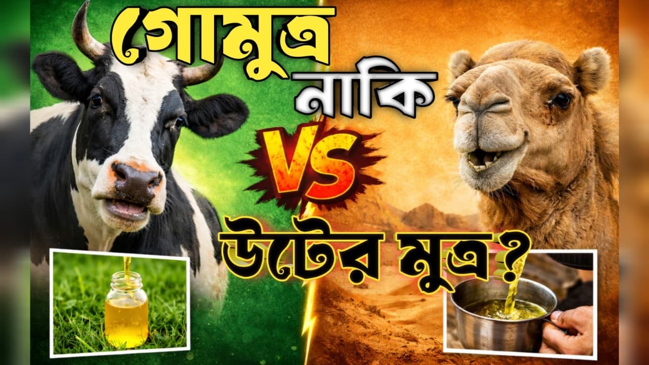 গোমূত্র নাকি উটের মূত্র