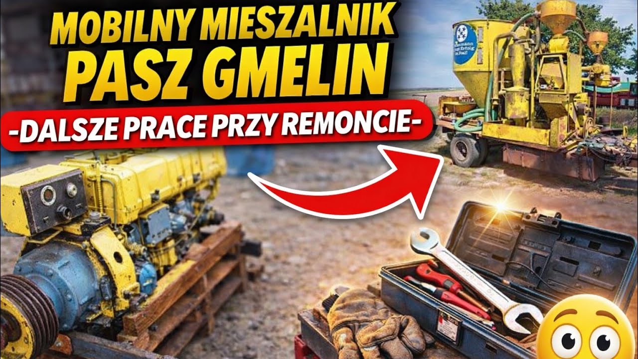 Mobilny mieszalnik pasz Gmelin – dalsze prace przy remoncie
