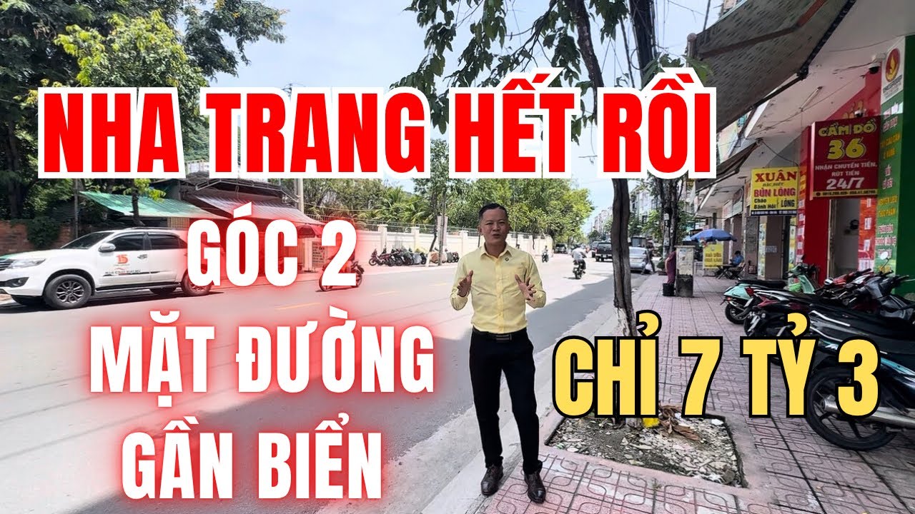 Nha Trang hết nhà như này ! 2 mặt tiền Góc gần biển thoáng mát Công Viên Rẻ | Nhà đất Nha Trang 