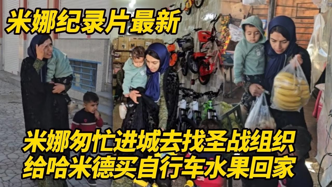 农场迎来暴风雪，米娜匆忙进城去找圣战组织！给哈米德买自行车以及水果回家！#纪录片 #伊朗游牧民生活