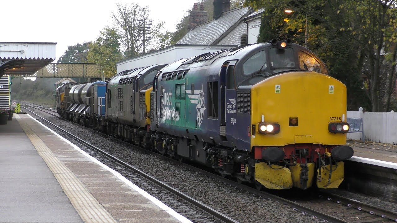 Norfolk Class 37's RHTT & Passenger November 2017