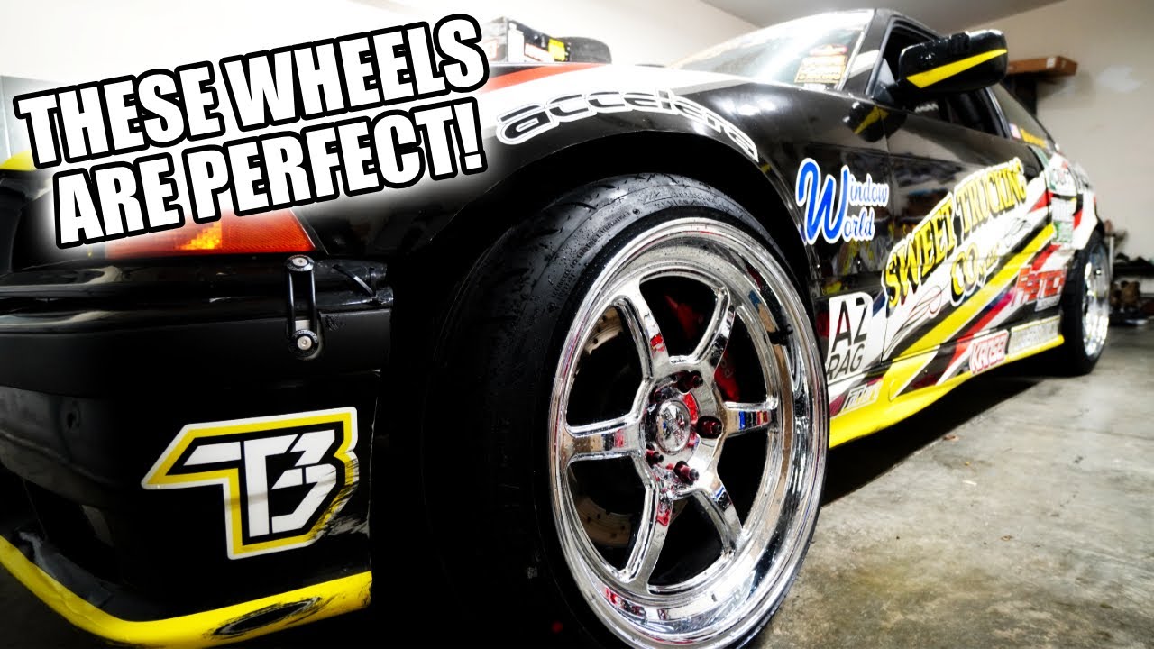New Wheels For The LS E36 Drift Car - Kansei Roku