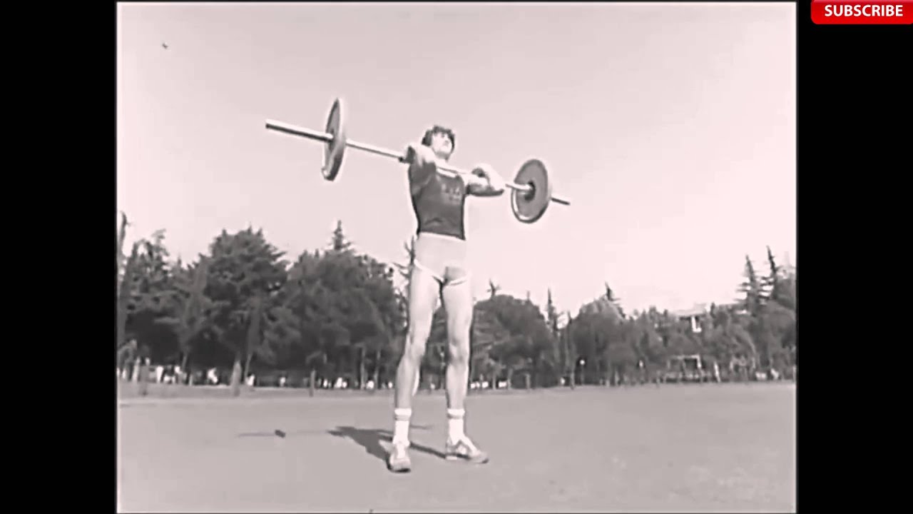 Old video of track athletes training
