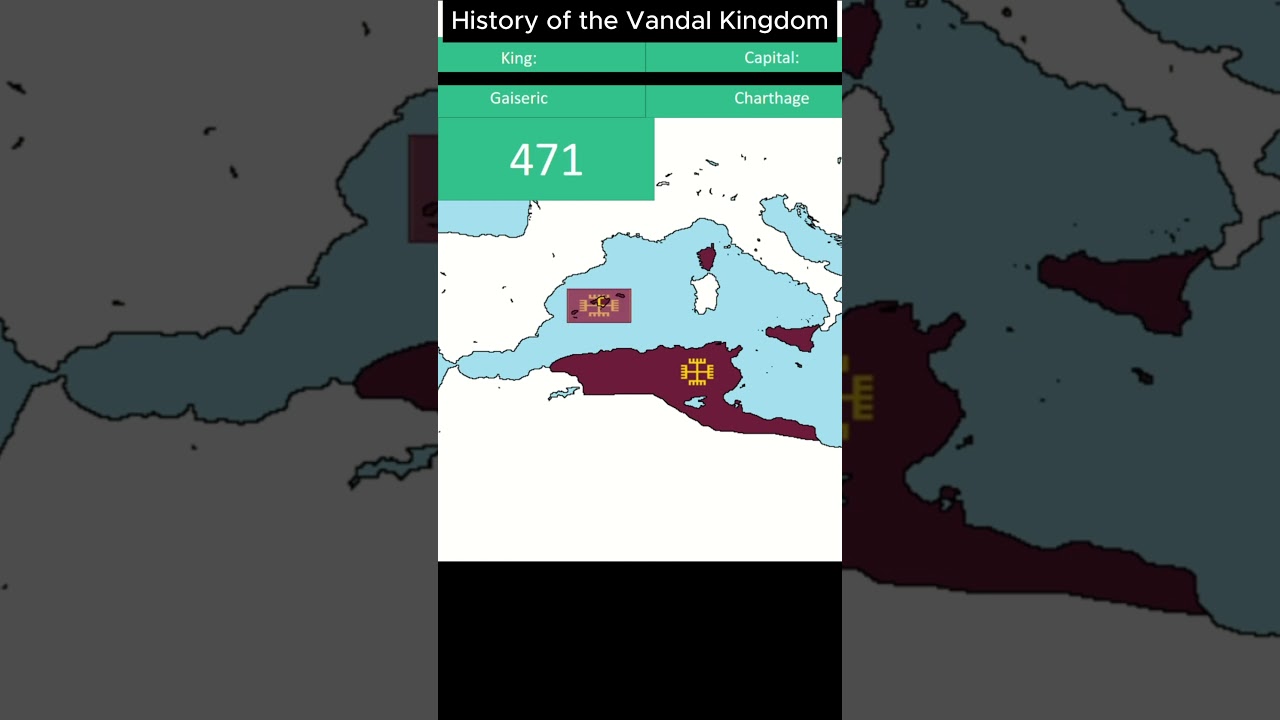 The History of the Vandal Kingdom #map #history #geography