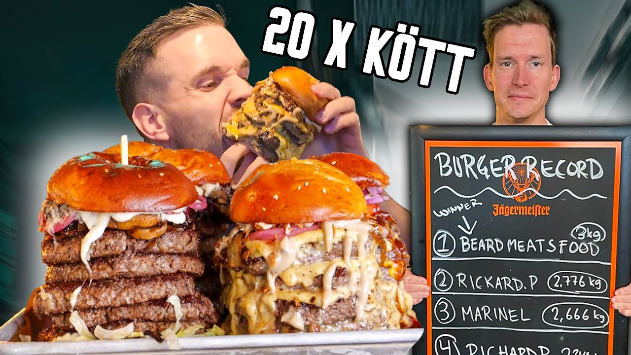 Klarar Anton Sveriges svåraste Burger Challenge?!