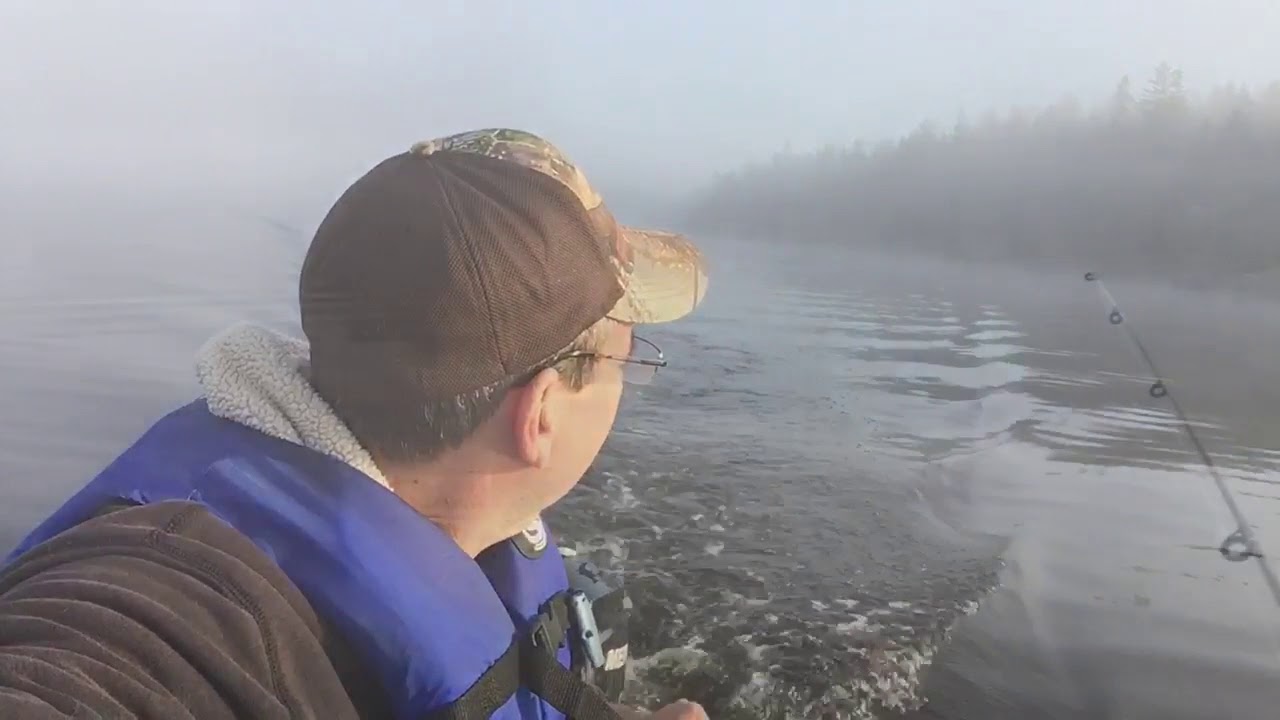 Trout Fishing Dollar Lake, Nova Scotia - 09092017