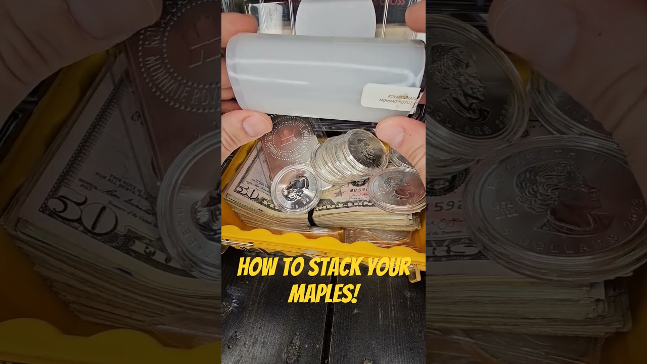 How to Stack your 1oz Silver Maples!