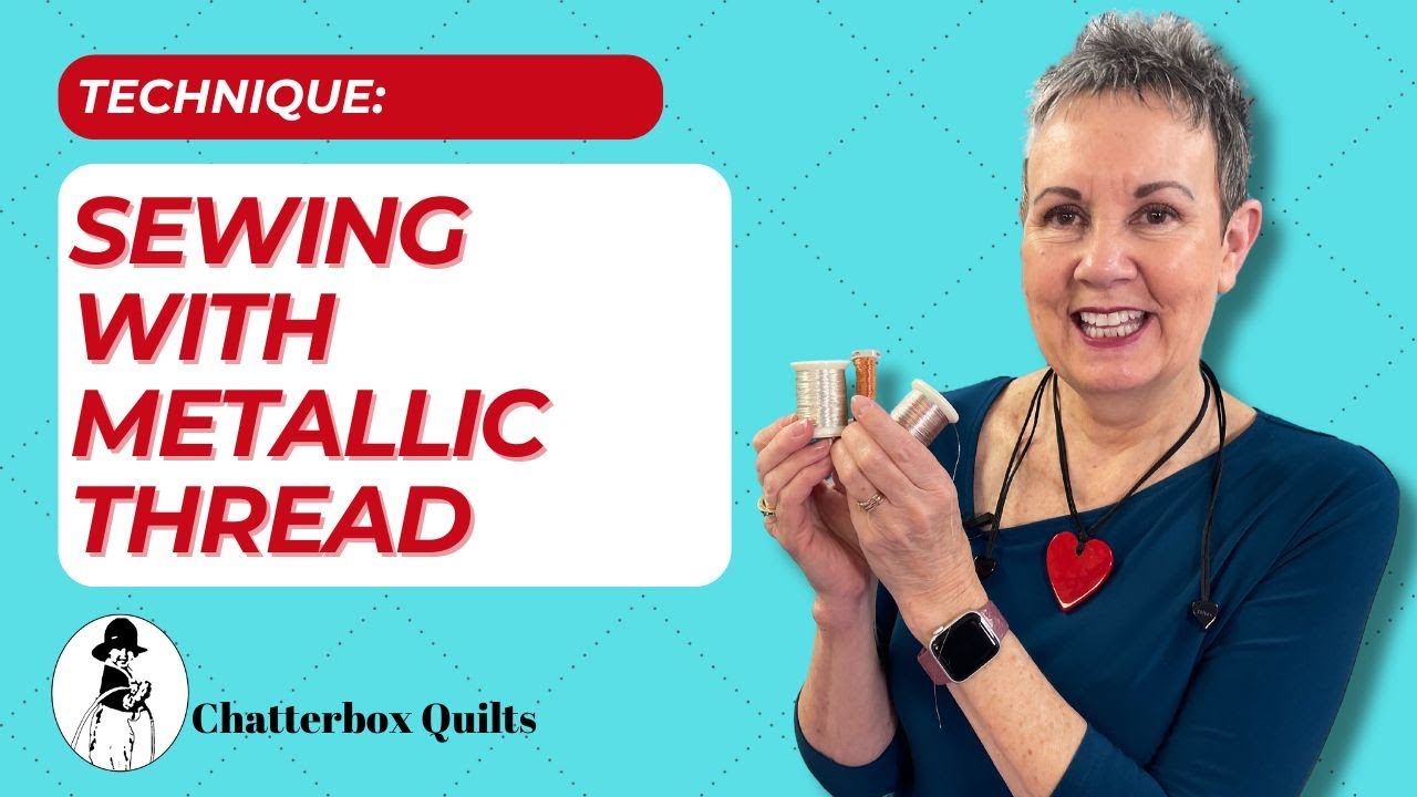 How to Sew with Metallic Thread - 5 Tips!