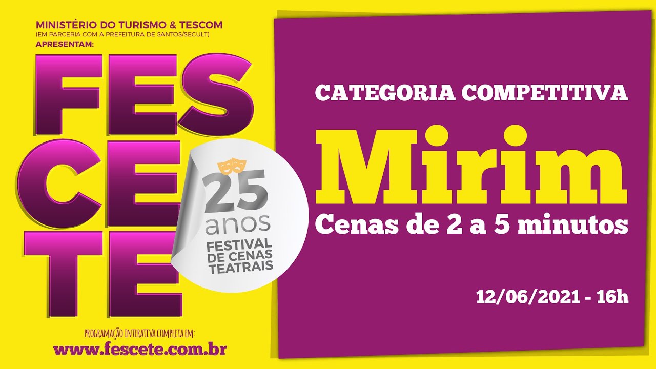 Categoria Mirim (2-5min) - FESCETE 25 Anos