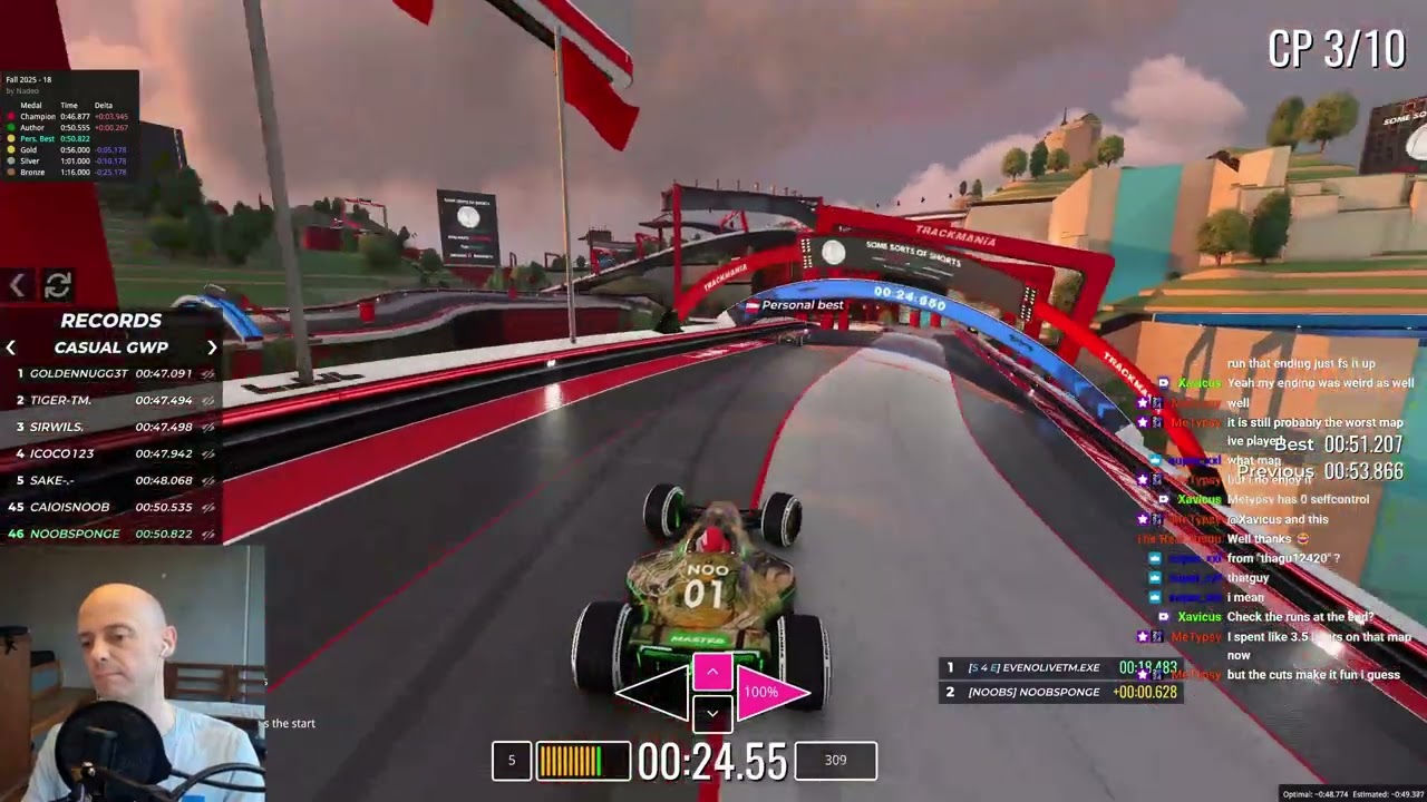 Trackmania Fall 2025-18, Author Medal (with commentary) - 
