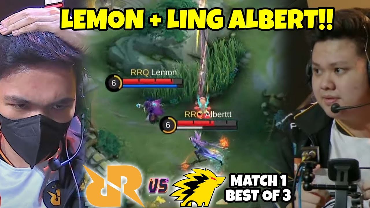Ini dia ni Yg di tgu2 LEMON Main + LING ALBERT KELUAR SETELAH SEKIAN LAMA!! MATCH 1 ONIC VS RRQ