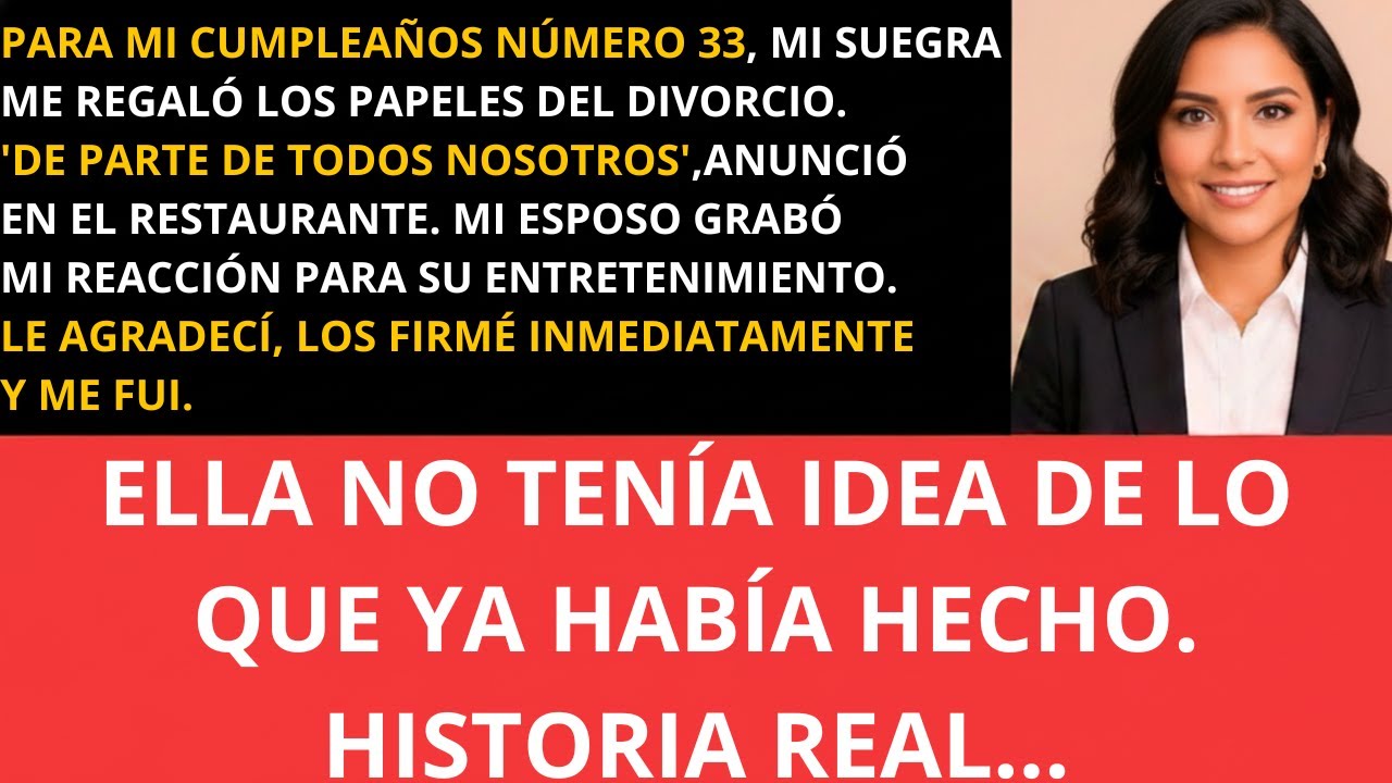 Mi suegra me regaló el divorcio… y jamás imaginó mi venganza en la fiesta de lujo