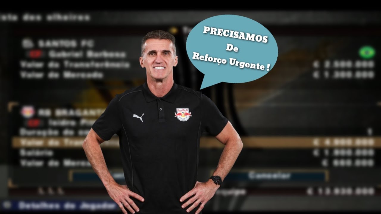 RB Bragantino Vai Ao Mercado  (🎮💣🥇Master League Pes PSP✔️) #04