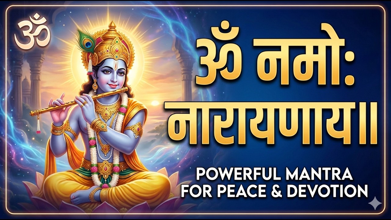 Om Namo Narayanaya Mantra Jaap | 108 Baar Chanting for Peace & Protection