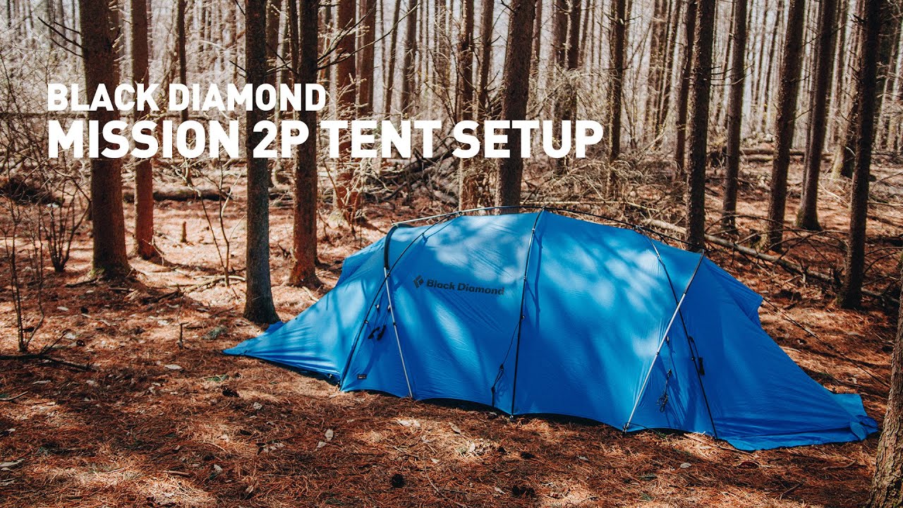 Black Diamond Mission 2P Tent Setup / 블랙다이아몬드 미션 텐트 설치영상