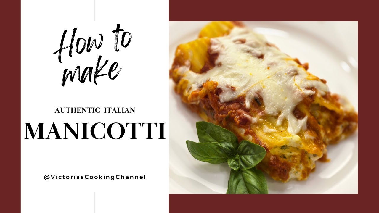 Authentic Italian Manicotti Recipe - easy weeknight dinners