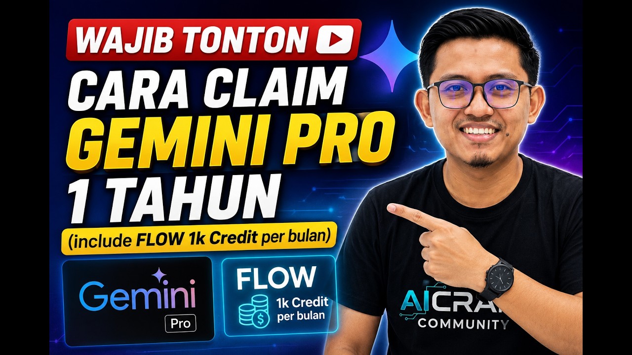 Cara Claim GEMINI PRO 1 Tahun - WAJIB TONTON SAMPAI SELESAI !