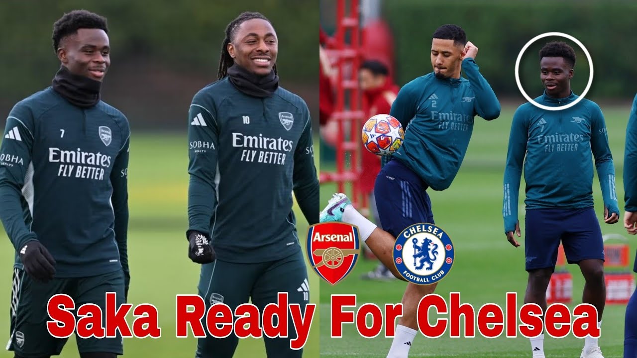 Inside Training | SAKA Back & Mike Merino in Training for Carabao Cup Semifinals