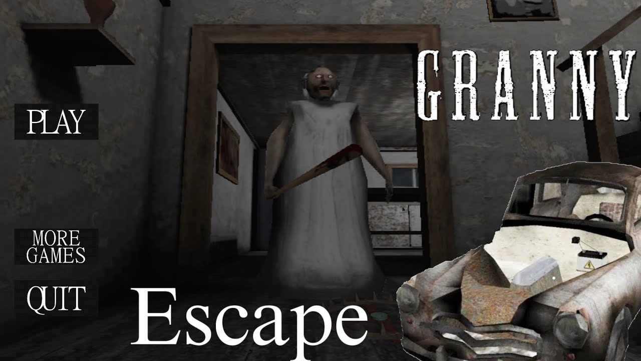 FINALLY I ESCAPE HORROR GRANNY CHAPTER ONE CAR ESCAPE || SURAJ GAMING 