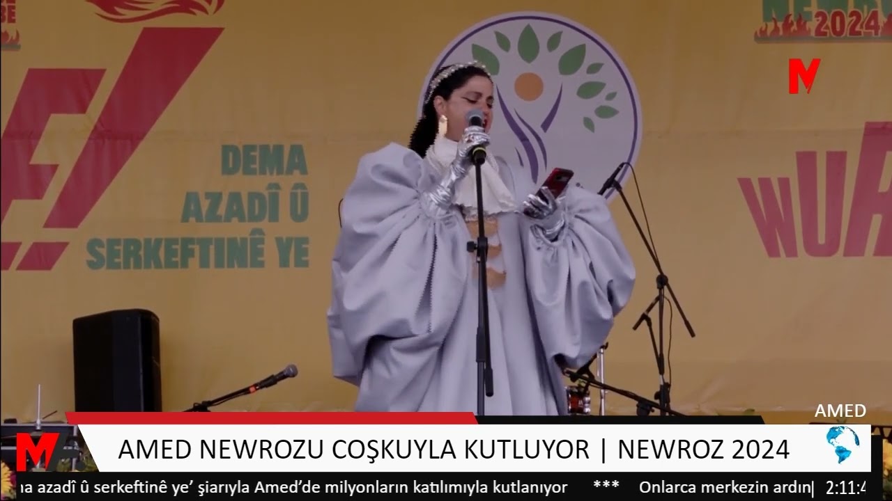 Hey Dîlberê - Emel Mathlouthi آمال مثلوثي 🔥| DİYARBAKIR NEWROZ 2024 - live performance