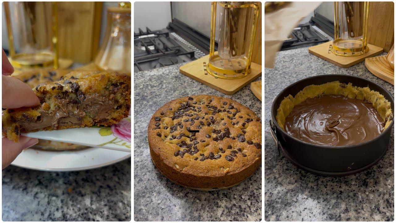 كيكة الكوكيز الشهية بمقادير مضبوطة و كل اسرارها 🧑‍🍳😍