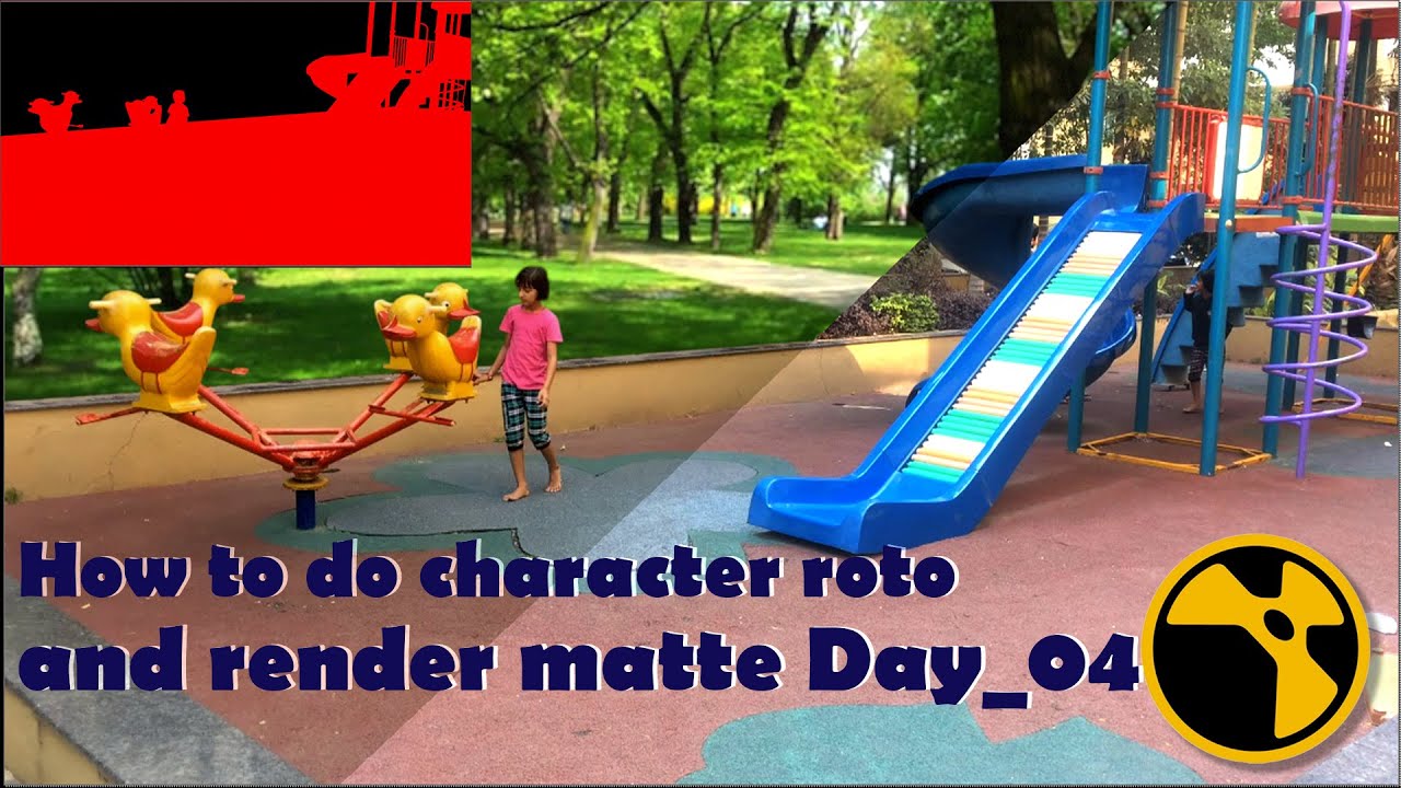 Nuke Rotoscoping Tutorial - How to do character roto and render matte Day_04 [Hindi]