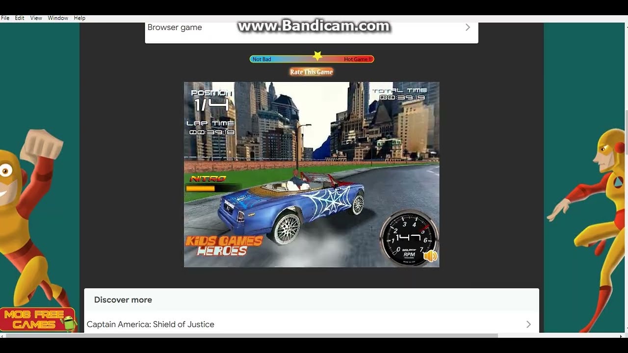 Spiderman Racing 3D | Level 1