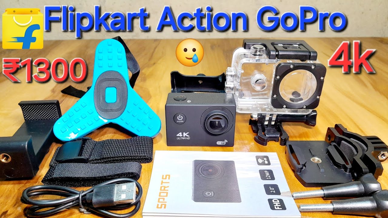 Flipkart GoPro Action Camera Reality | 4k HD Recording ₹1300 | Review 