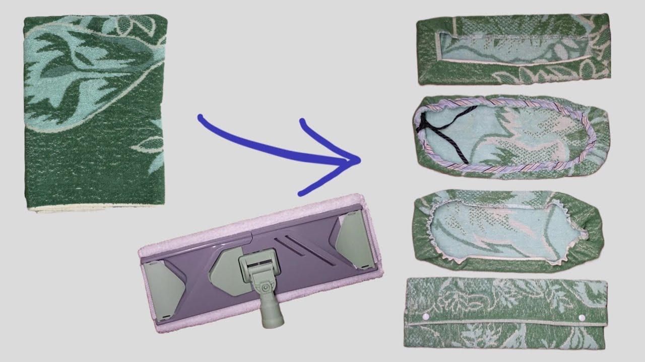 DIY Reusable Mop Covers Made from Towels | Testing Different Methods