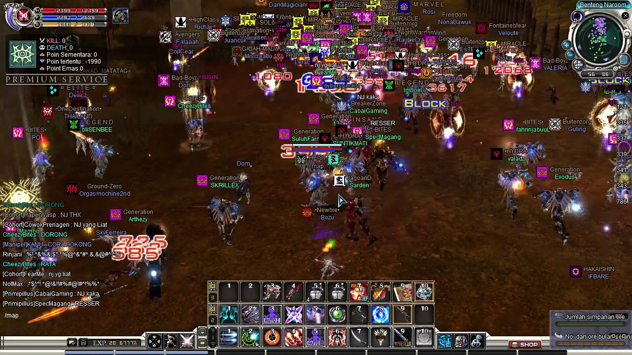 Accretian Wipe Out Coras on Map Outcast Land RF Remastered