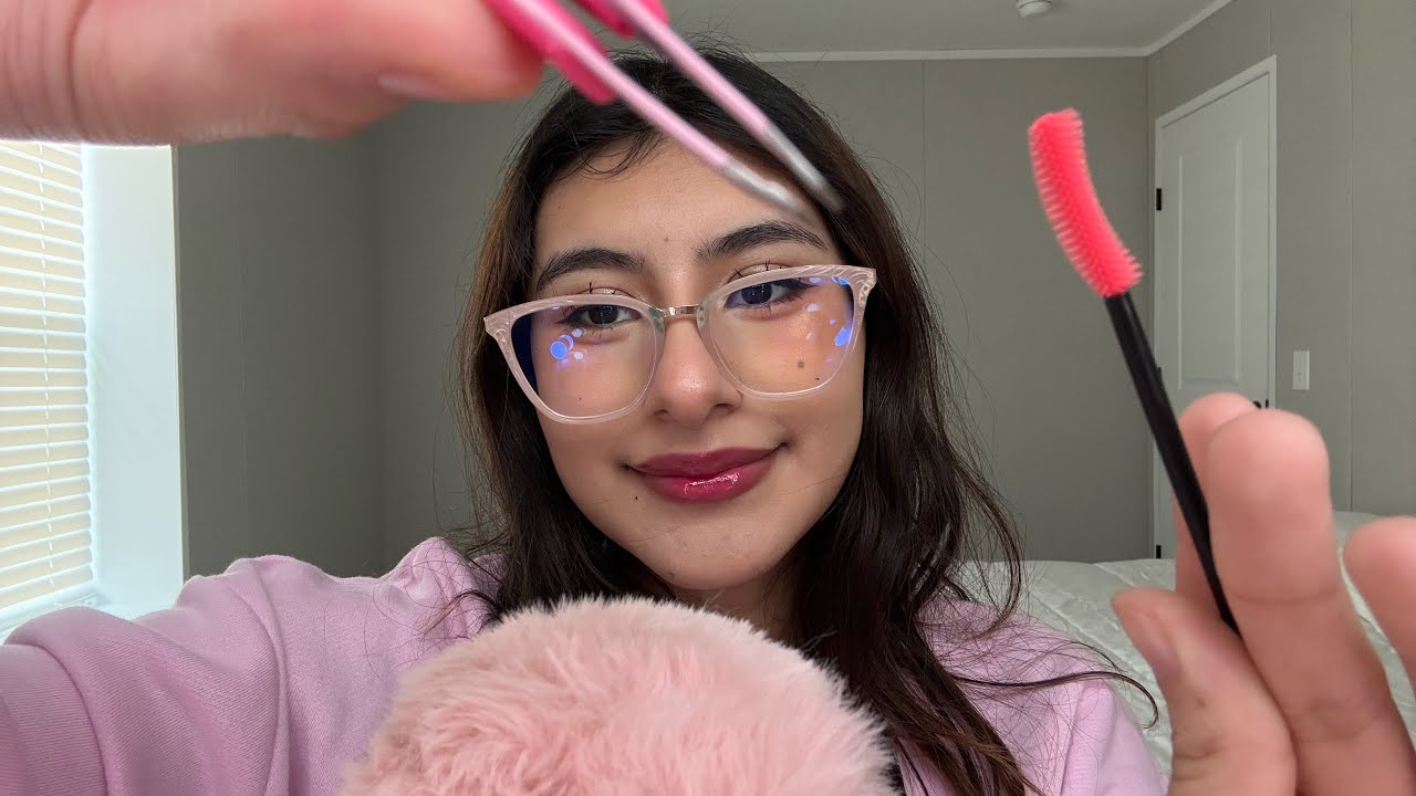 ASMR Don’t Move… I’m Fixing Your Eyebrows!! ☁️⭐️