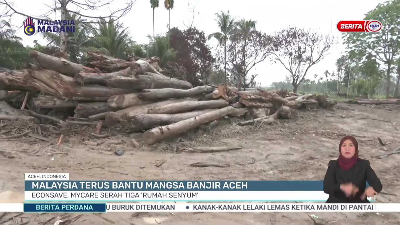 19 FEB 2026 - BP - MALAYSIA TERUS BANTU MANGSA BANJIR ACEH: ECONSAVE, MYCARE SERAH TIGA RUMAH SENYUM
