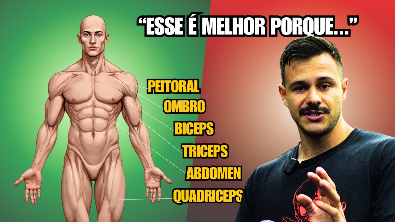 ESCOLHI 1 EXERCÍCIO PRA CADA MÚSCULO...
