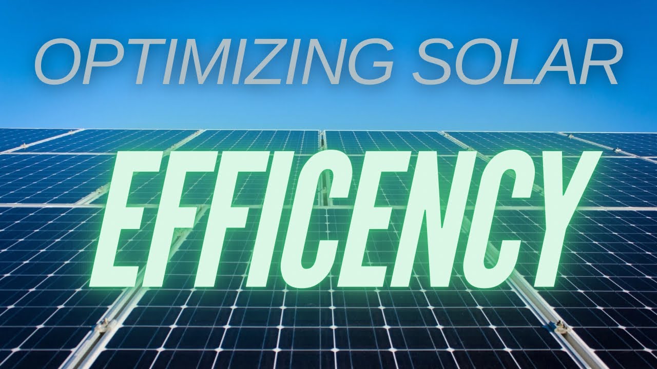 Optimizing Solar Panel Efficiency - Seasonal Adjustments and Angle Experiments (#185)