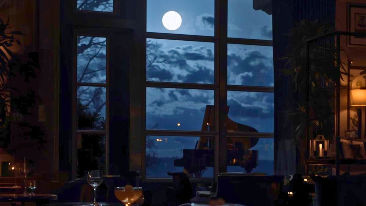 【Quiet Jazz BGM】月明かりのラウンジ│Moonlit Lounge Whisper