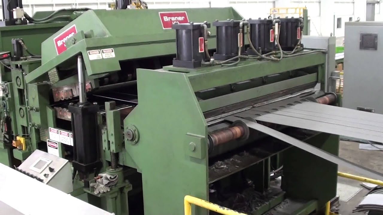 72” x 60,000 x .250” Braner Slitting Line for sale Hilco Global Liquidation of Lee Steel