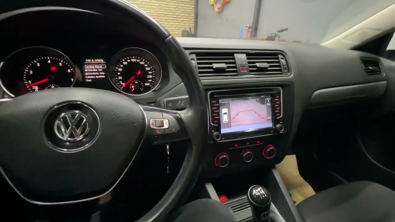 VW Jetta MK6 Trendline Fonksiyonel Direksiyon & &Ouml;n Arka Park Sens&ouml;r&uuml; & D&ouml;n&uuml;şe Duyarlı Sis Farı