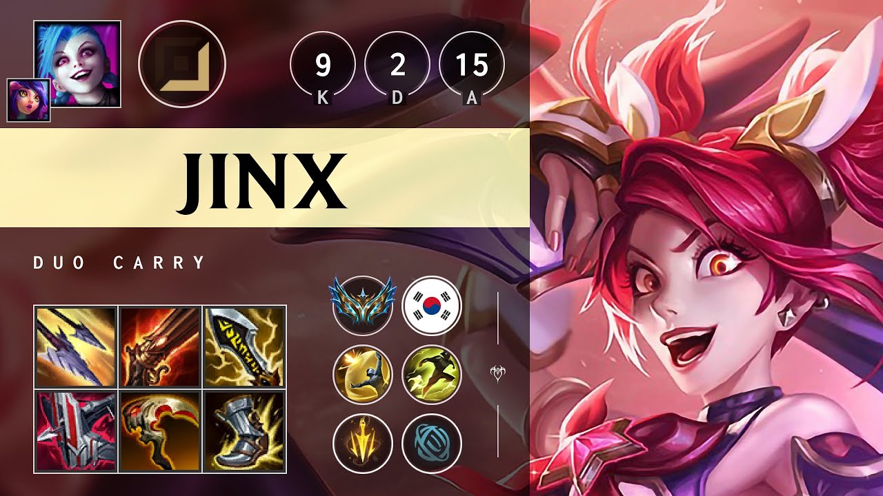 Jinx ADC vs Aphelios - KR Challenger Patch 25.19