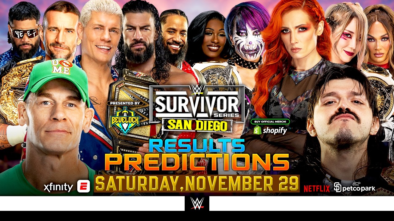 WWE Survivor Series 2025 - Results Predictions