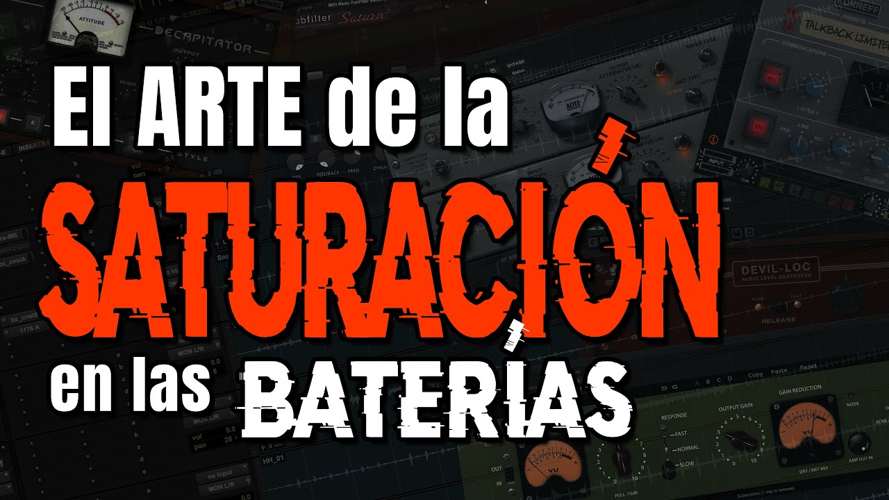 EL ARTE de la SATURACIÓN en las Baterías - Mejor que en un EQ 🎛