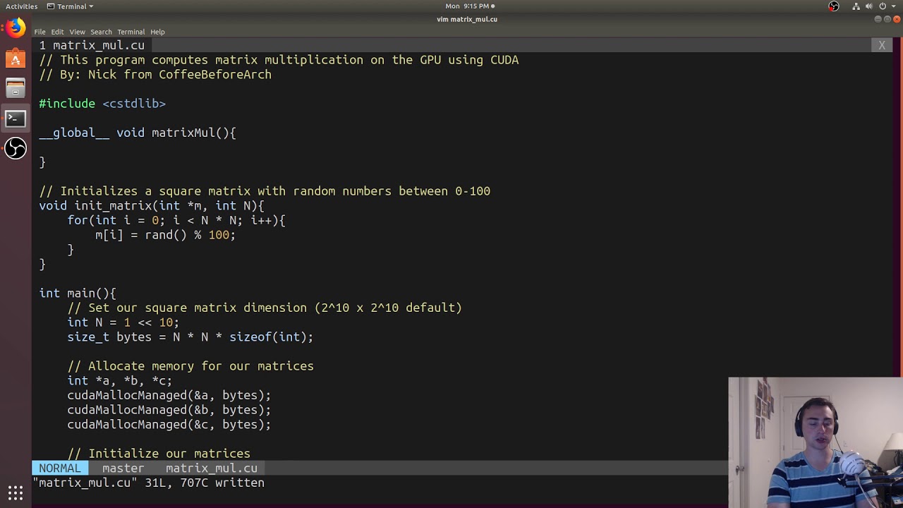 From Scratch: Matrix Multiplication in CUDA