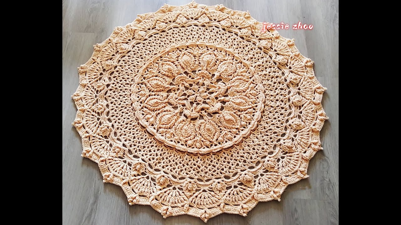 crochet home rug 