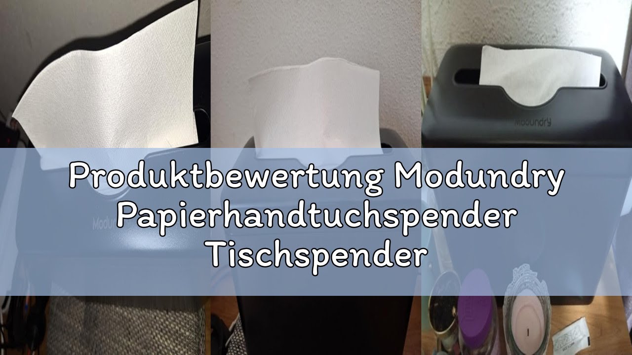 Produktbewertung Modundry Papierhandtuchspender Tischspender für Multifold Papierhandtücher, Tissue