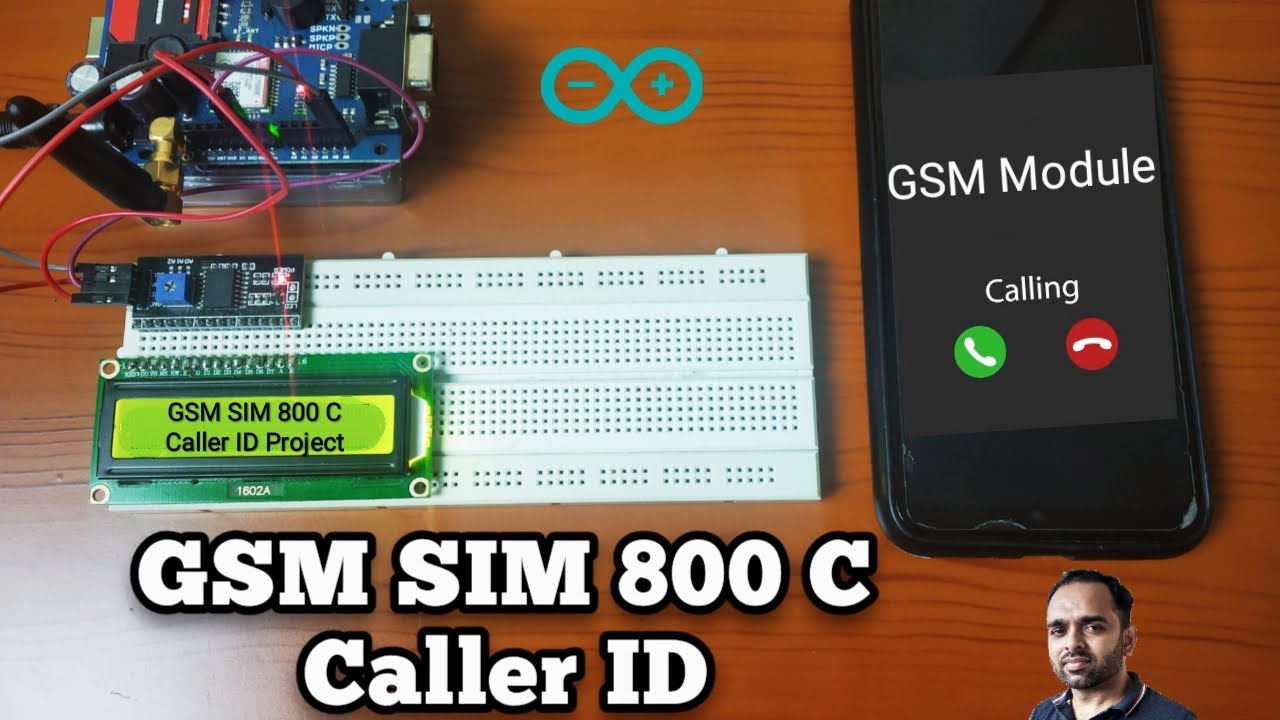 GSM SIM 800 C Caller ID | Arduino Projects