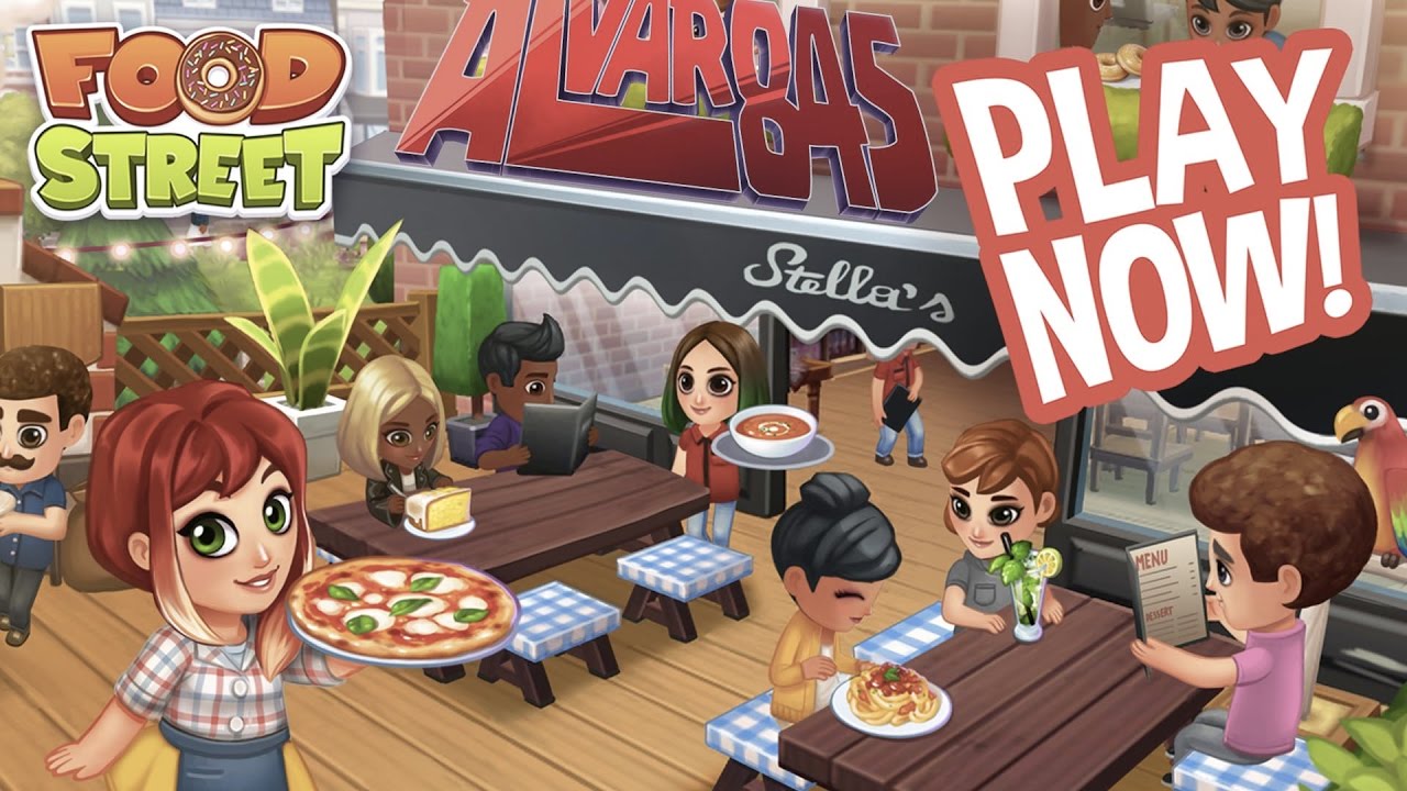 &iexcl;&iexcl;NUNCA HAS VISTO UN CAMARERO MEJOR!! | Food Street Game con TheAlvaro845 | Espa&ntilde;ol