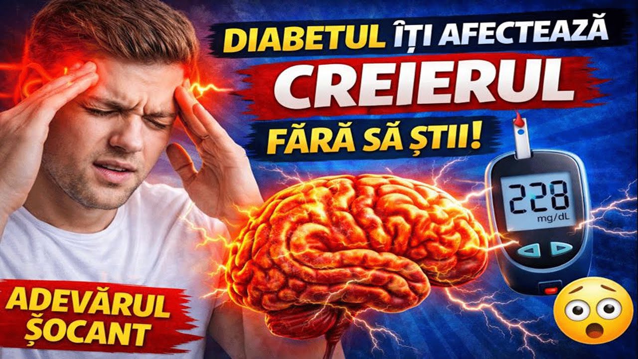 🧠 Diabetul îți afectează CREIERUL fără să știi! Adevărul șocant | vreausastii