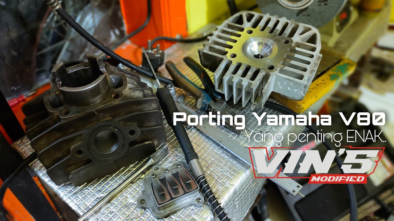 Porting Blok OB Yamaha V80 | Vins Modified #porting