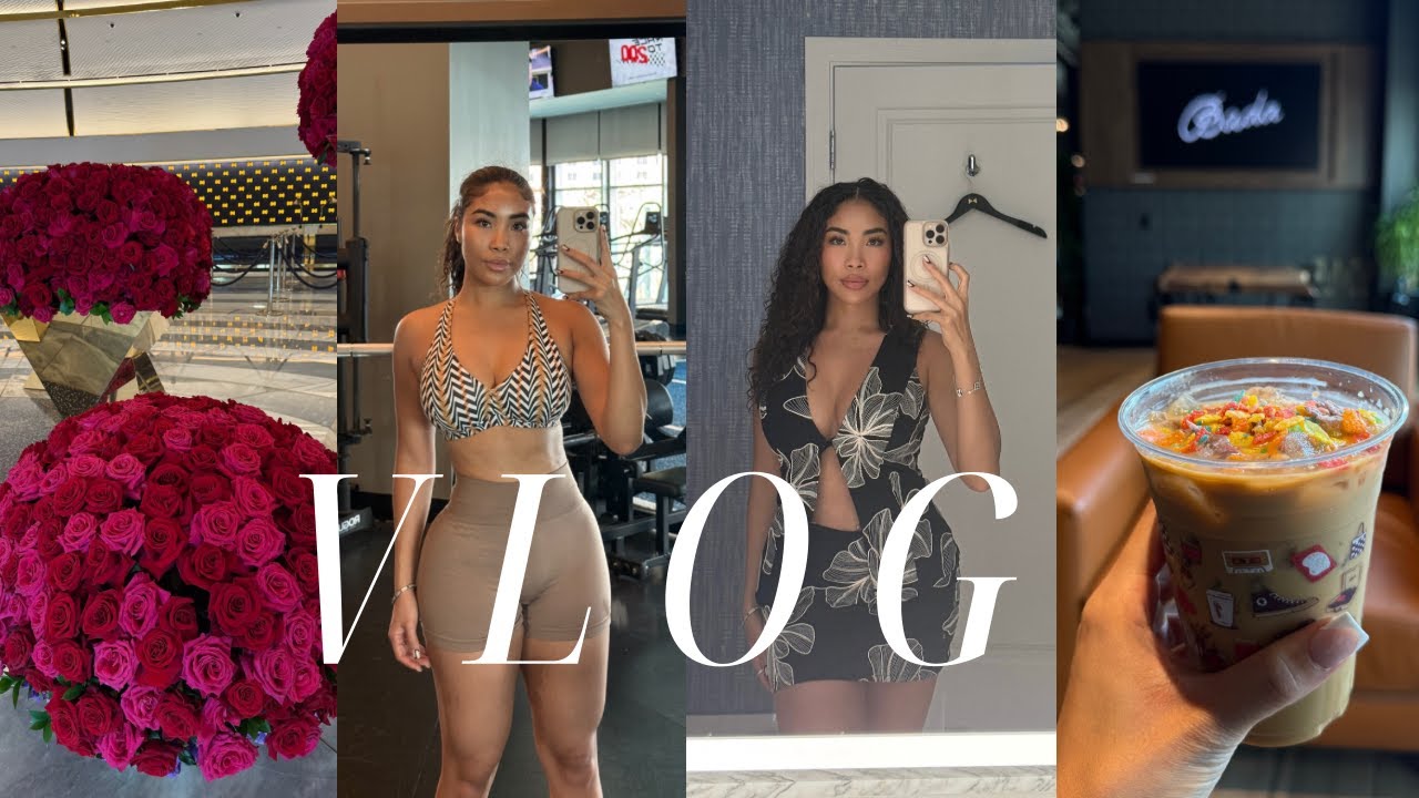 vlog!  vegas trip + my life is in shambles + full lower body routine + rambling & MORE| Teeangeline