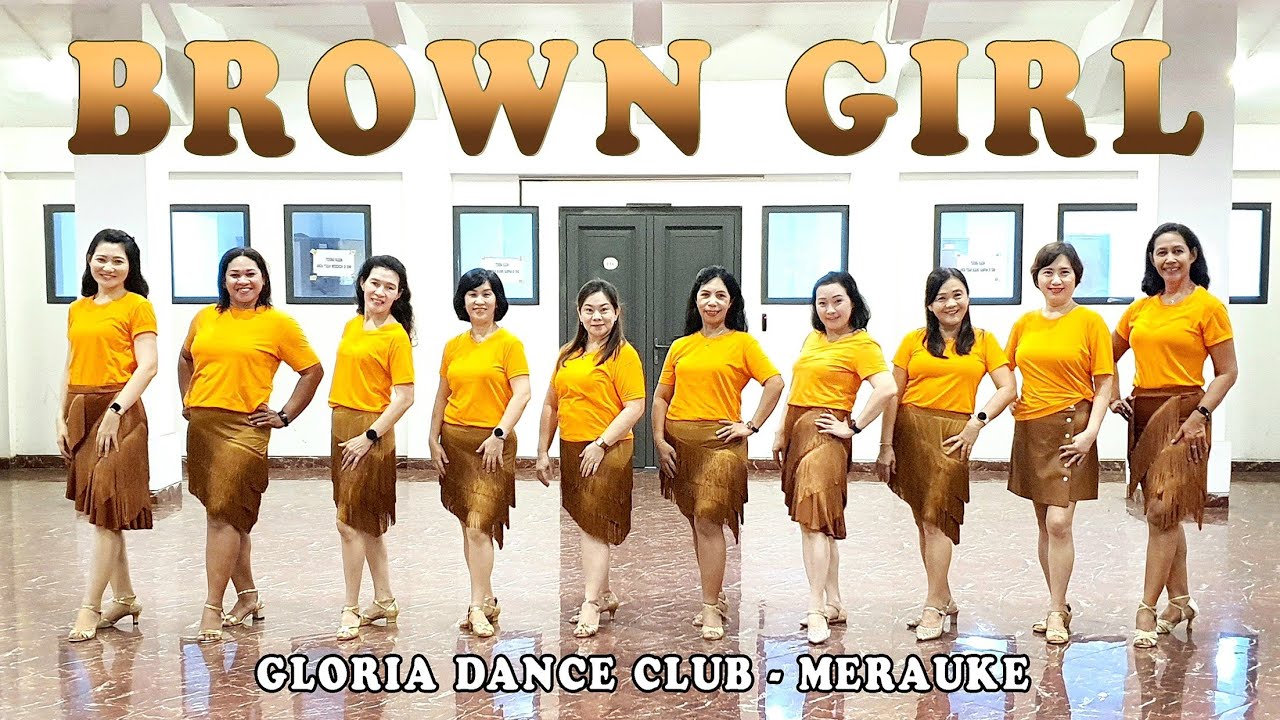 BROWN GIRL // LINE DANCE // Choreo CAECILIA MARIA FATRUAN // GDC MERAUKE PAPUA SELATAN - INA