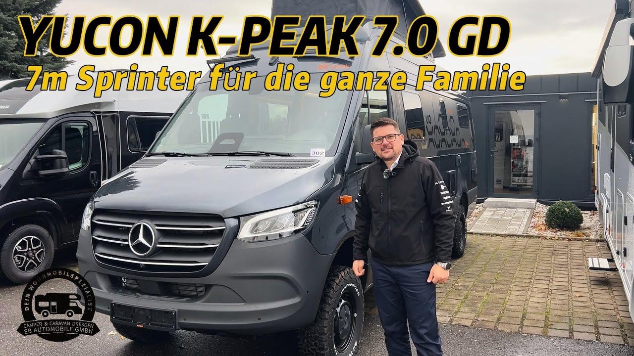 Frankia Yucon K-peak 7.0 GD - 7m 4x4 Sprinter für die ganze Familie